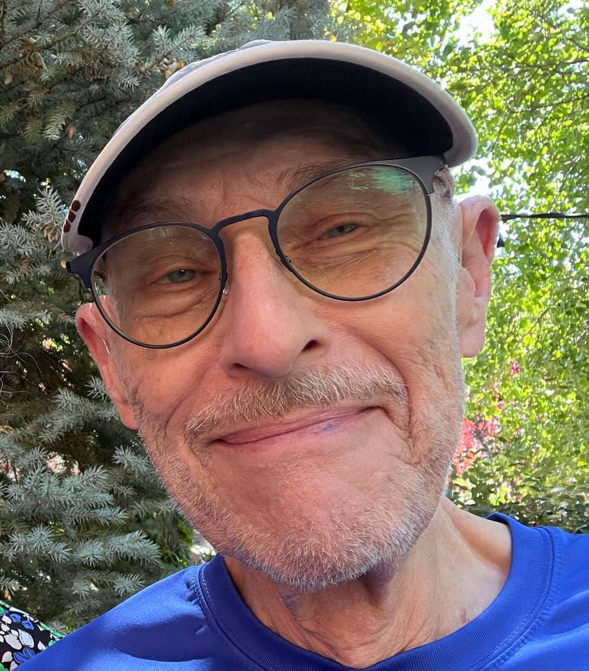 Grandfather in a family photo